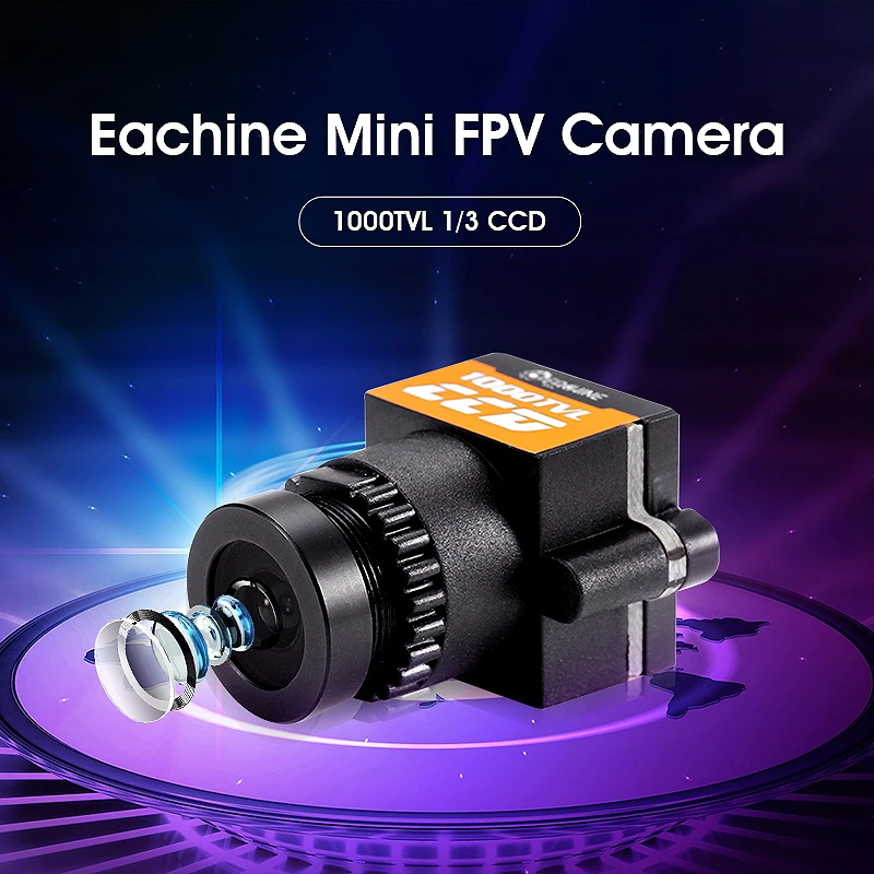 Мини FPV камера с возможностью переключения на ТВЛ 1/3 CCD объектив 110 градусов 2 8 мм