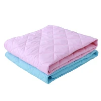 blue 70120cm waterproof nappy urine mat simple bedding changing cover pad sheet protector