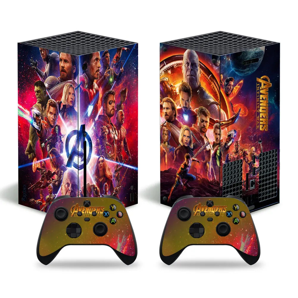 Наклейка на кожу Марвел Железный человек Дедпул наклейка для консоли Xbox X и 2