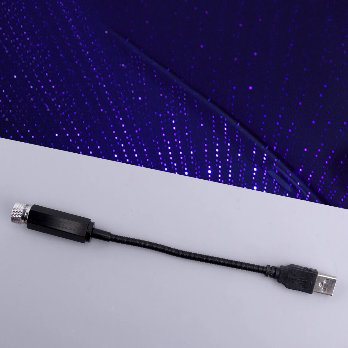 

Универсальный Синий USB светодиодный салона крыши звездное небо Декор светильник Светильник проектор 5V 0,15 W