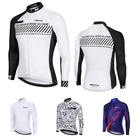 Мужская велосипедная Джерси с длинным рукавом, летняя и весенняя одежда для горного велосипеда, велосипедные спортивные топы, одежда для велоспорта, белая мужская куртка для мужчин, куртка для трюков