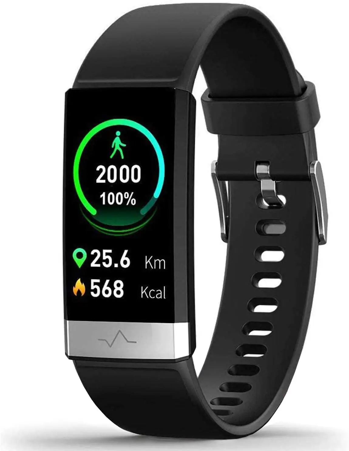 

MorePro Heart Rate Monitor Blood Pressure Fitness Activity Tracker with Low O2 Reminder, IP68 Waterproof Smart Watch with HRV