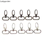 10 шт. 45 мм металлический Чемодан сумка для собак Пряжка брелок стопорное кольцо для вязания, застежка-краб, брелок для ключей, брелок для ключей, 20253238 мм