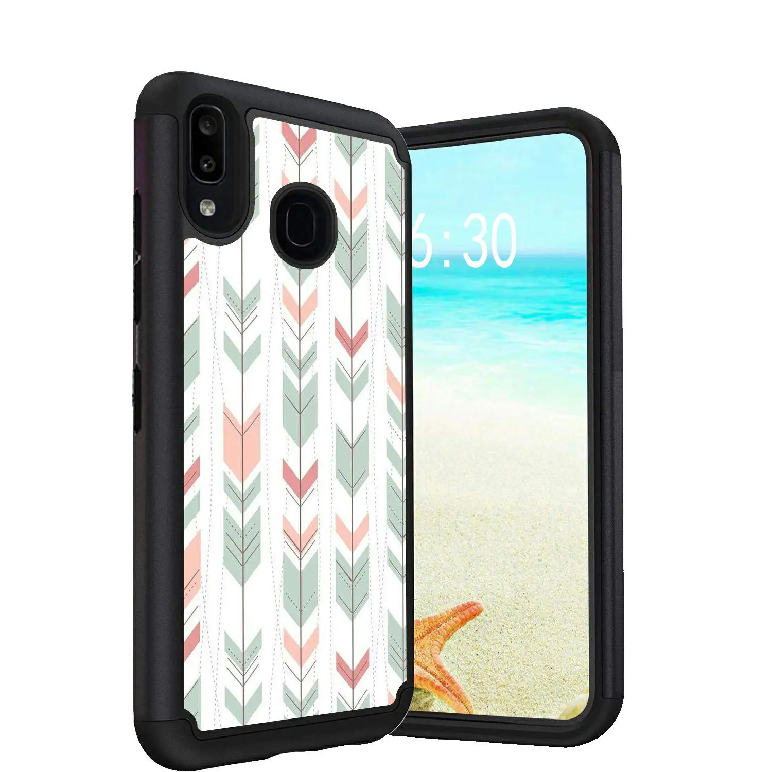 Чехол для Galaxy A10E чехол A20E двухслойный Защитный Гибридный жесткий защитный