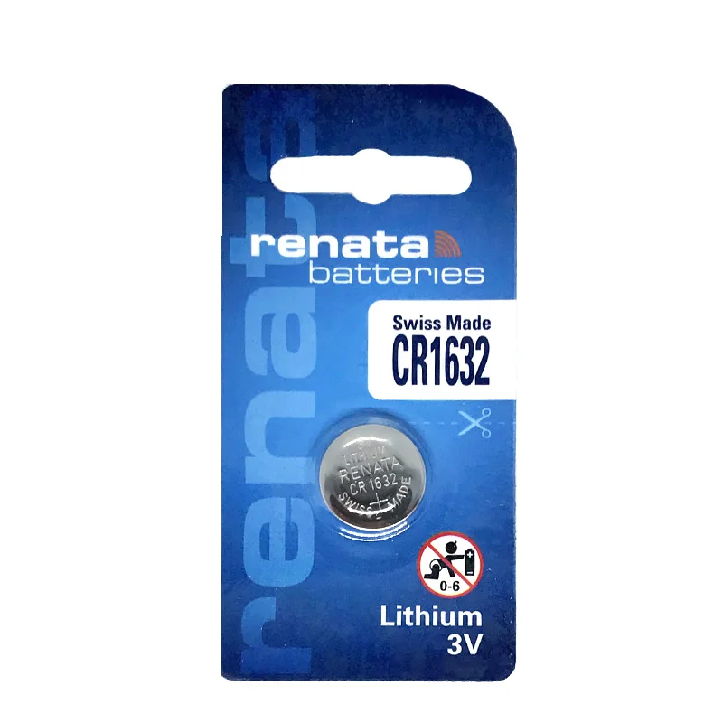 10 шт. renata CR1632 1632 3 в 100% оригинальный новый литиевая батарея для автомобильного