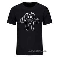 dental care men brand tops tees graphic 100 cotton solid mens casual short sleeve t shirt oversize