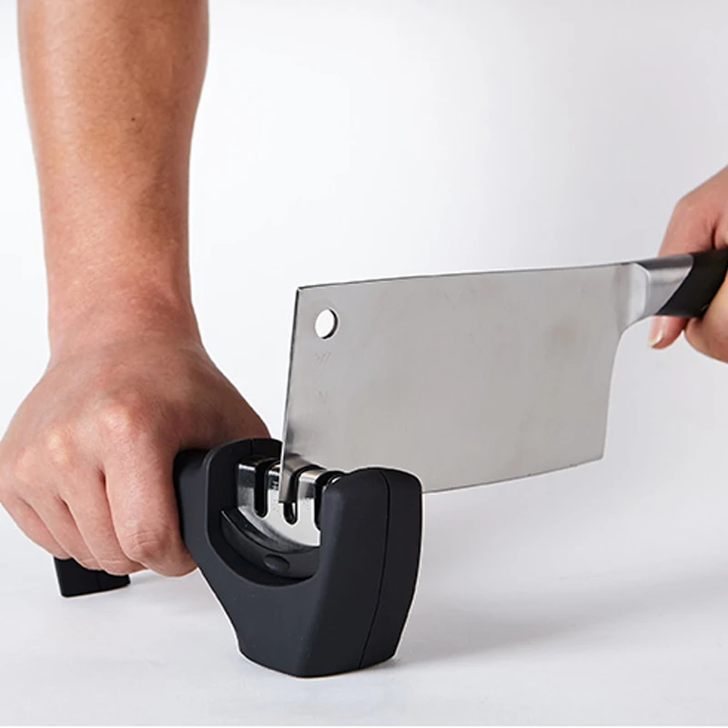 3-ступенчатая точилка для кухонных ножей профессиональный точильный камень