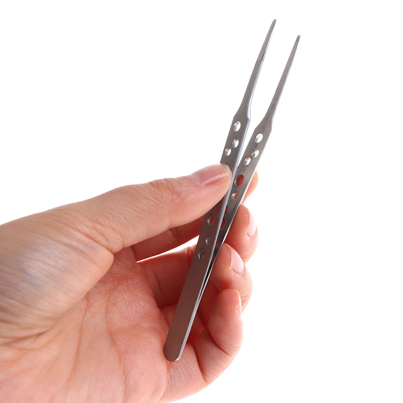

Electronics Industrial Tweezers Anti-static Curved Straight Tip Precision Stainless Forceps Phone Repair Hand Tools