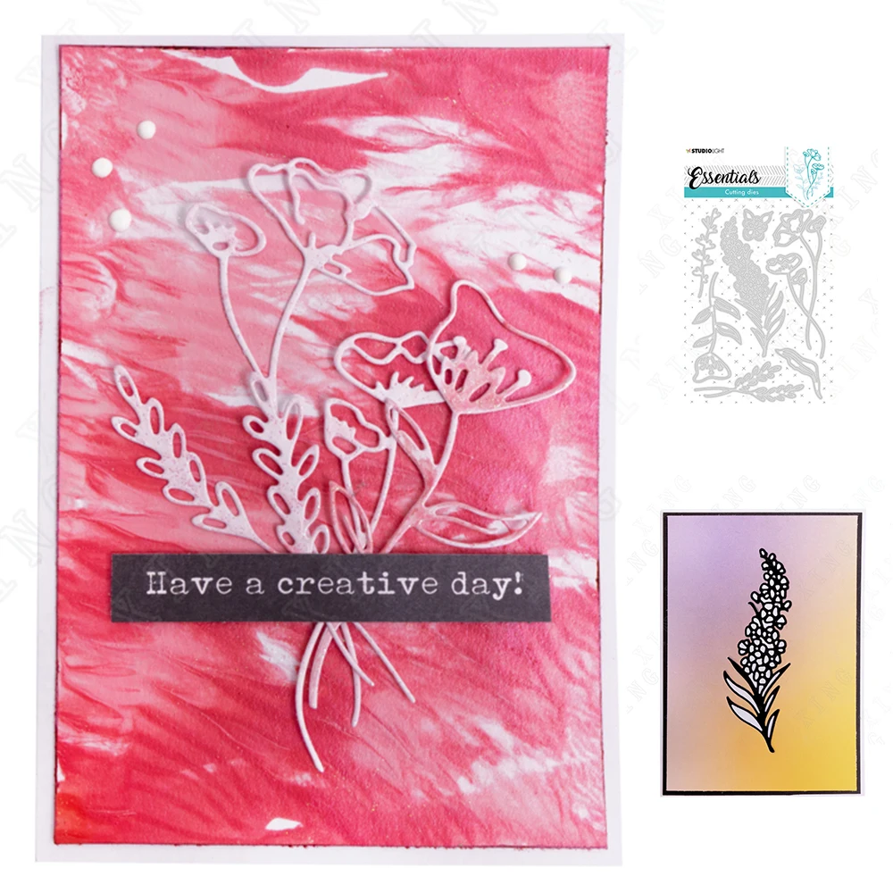 

Arrival New Hot Sale Metal Cutting Dies Long Flower Mold Diy Scrapbook Drawing Coloring Punching Stencil Craft Embossing Folders