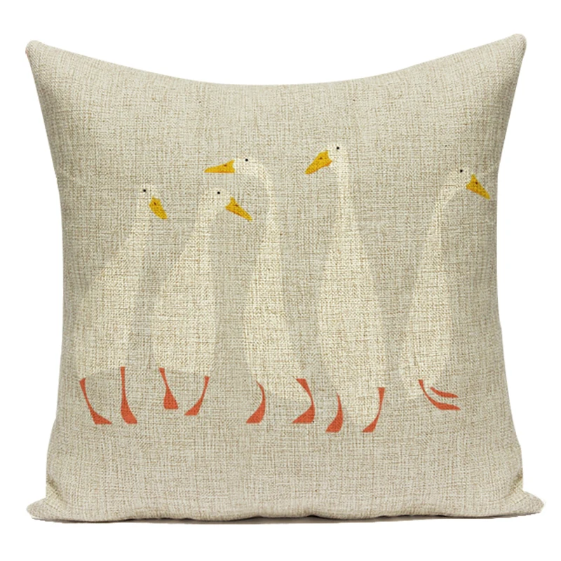 

Лен/хлопок чехол для подушки LSQDVQ printed 45x45 см