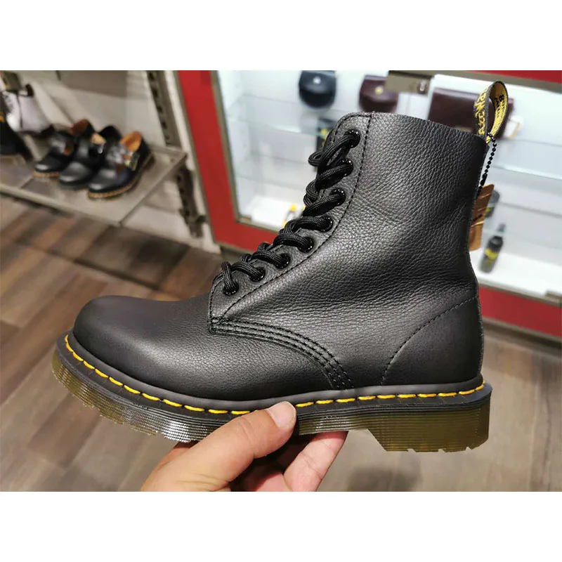 

Ботинки-мартинсы мужские и женские из натуральной кожи, на осень