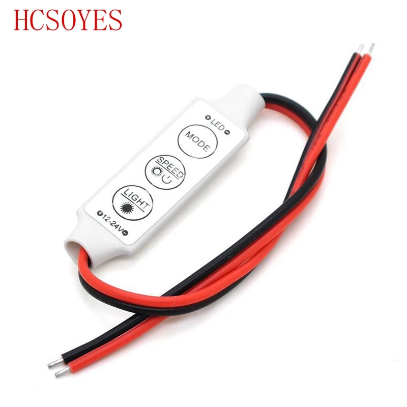 Одноцветный регулятор яркости для светодиодной ленты 5050 3528 5630 5730 3014|Контролеры