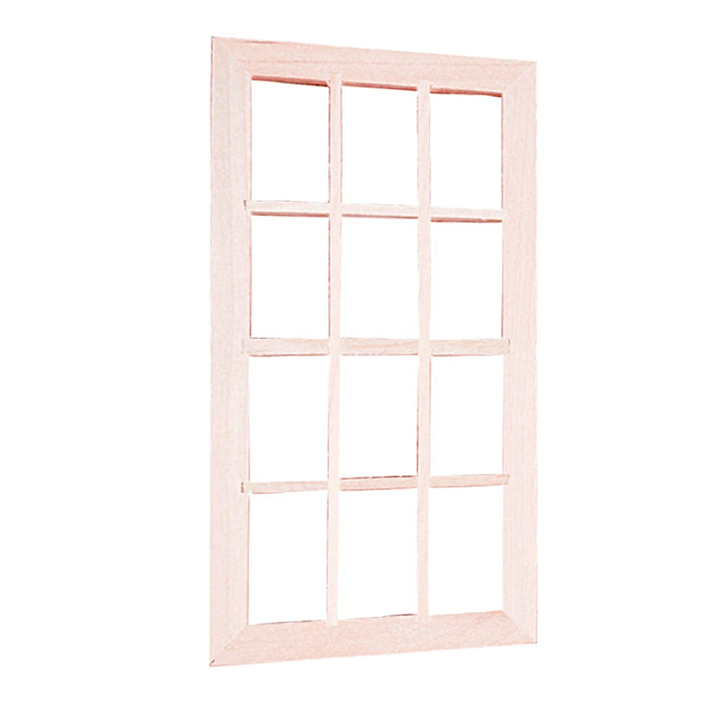 

1/12 Scale Window 12 Dollhouse Miniatures Furniture Decor Accessories