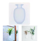 Силиконовая липкая ваза на стену, цветочный горшок, липкая волшебная ваза на стену, стеклянный для холодильника и окна, для дома, офиса, стены