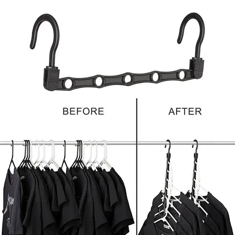 1 шт 5 отверстий Вешалка Ветрозащитный пластиковый гардероб вращающий висячий