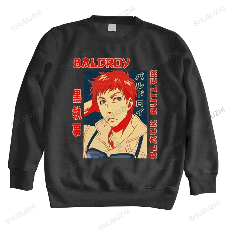 

Свитшот мужской хлопковый с принтом «Черный Батлер»