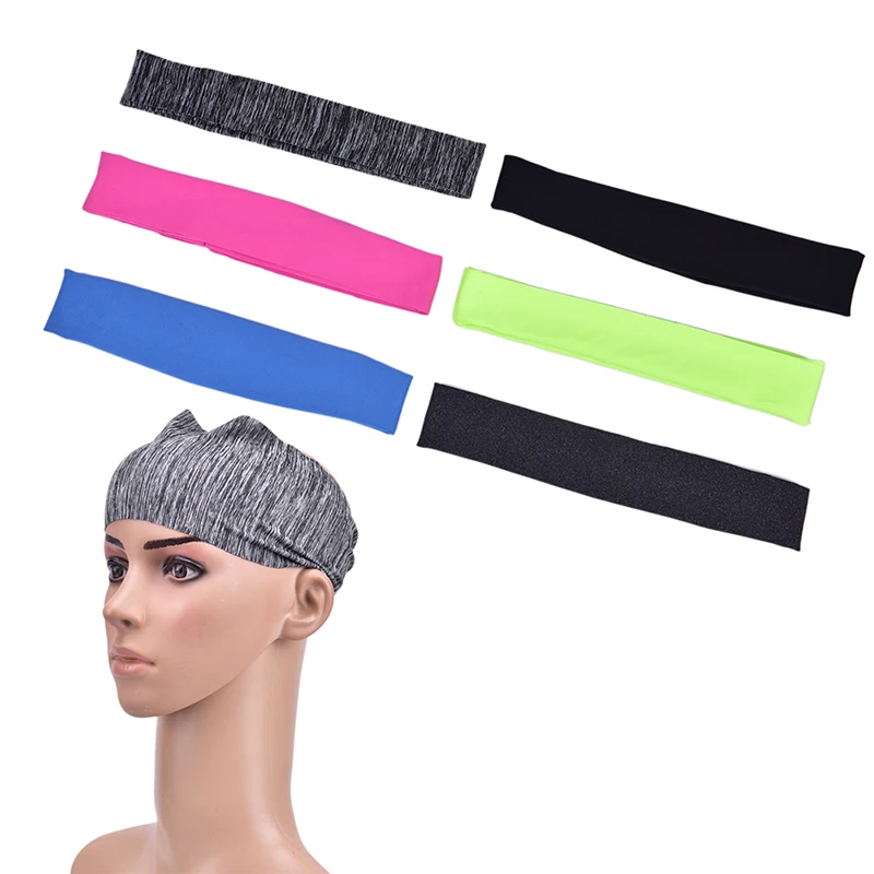 

1pc Elastic Yoga Headband Sport Sweatband Women/Men Running Sport Hair Band