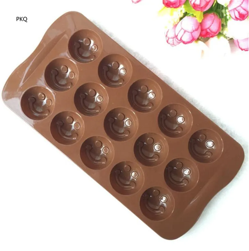 Улыбающееся лицо для шоколада желе конфет формы выпечки ручной работы ремесла