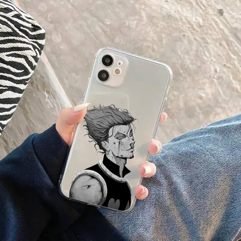 

Hisoka hunter x hunter Phone Case Transparent for iPhone 11 12 mini pro XS MAX 8 7 6 6S Plus X 5S SE 2020 XR