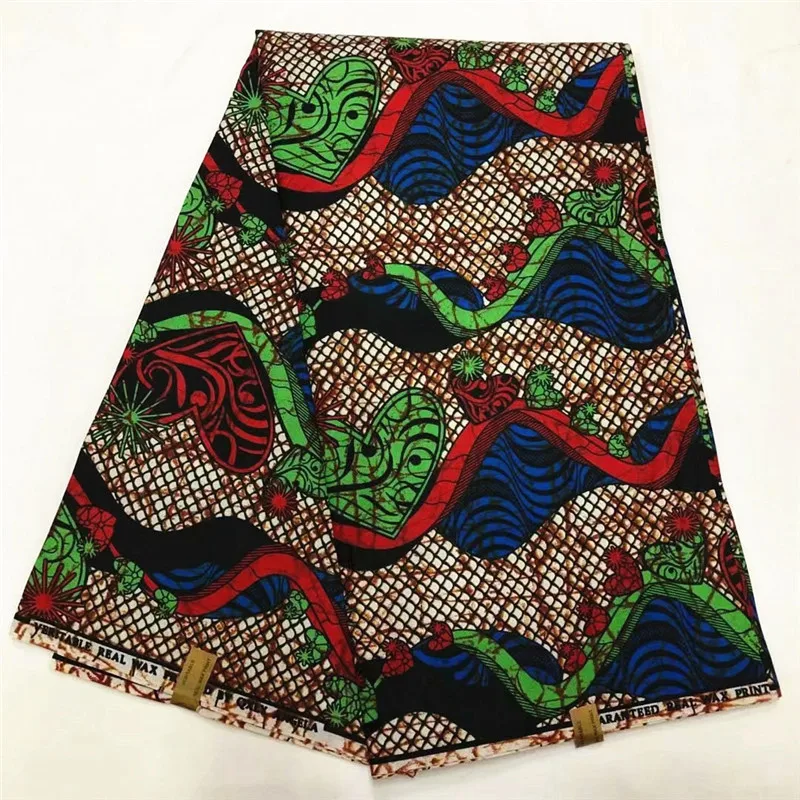 Не хлопковая ткань полиэстер ткань Африканская Анкара ткань дешевая tissu воск Африканский нигерийский воск принты ткань