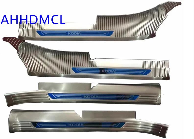 Автомобиль Добро пожаловать педаль порог полоса порога для Skoda Kodiaq 2016 2017 2018 2019