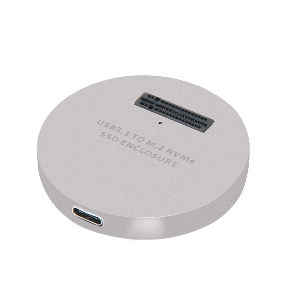 LM-914 USB 3.1 Type-C to PCI-E M.2 NVMe SSD Enclosure Adapter Converter for Windows OSX Linux Silver/Gray |