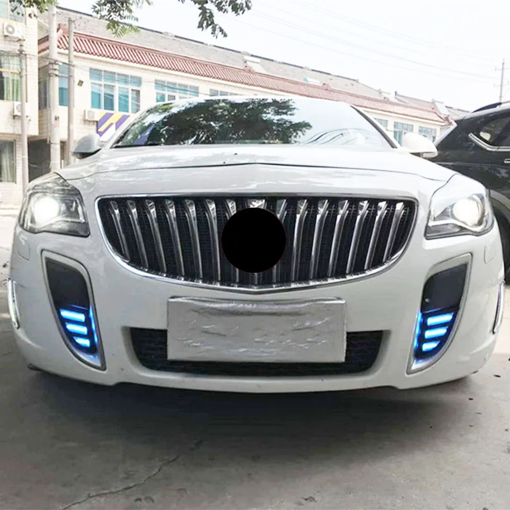 Автомобильная проблесковая 2 шт. для Buick Regal GS Opel Insignia 2010 2015 светодиодный DRL Дневной