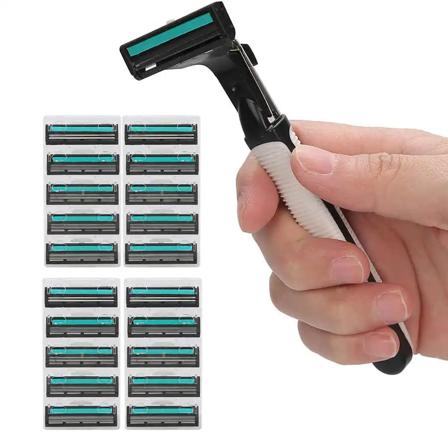 

Shaving Blades Traditional Men's Manual Beard Shaver Facial Beard Hair Removal Safety Razors Beard Shaving Tool
