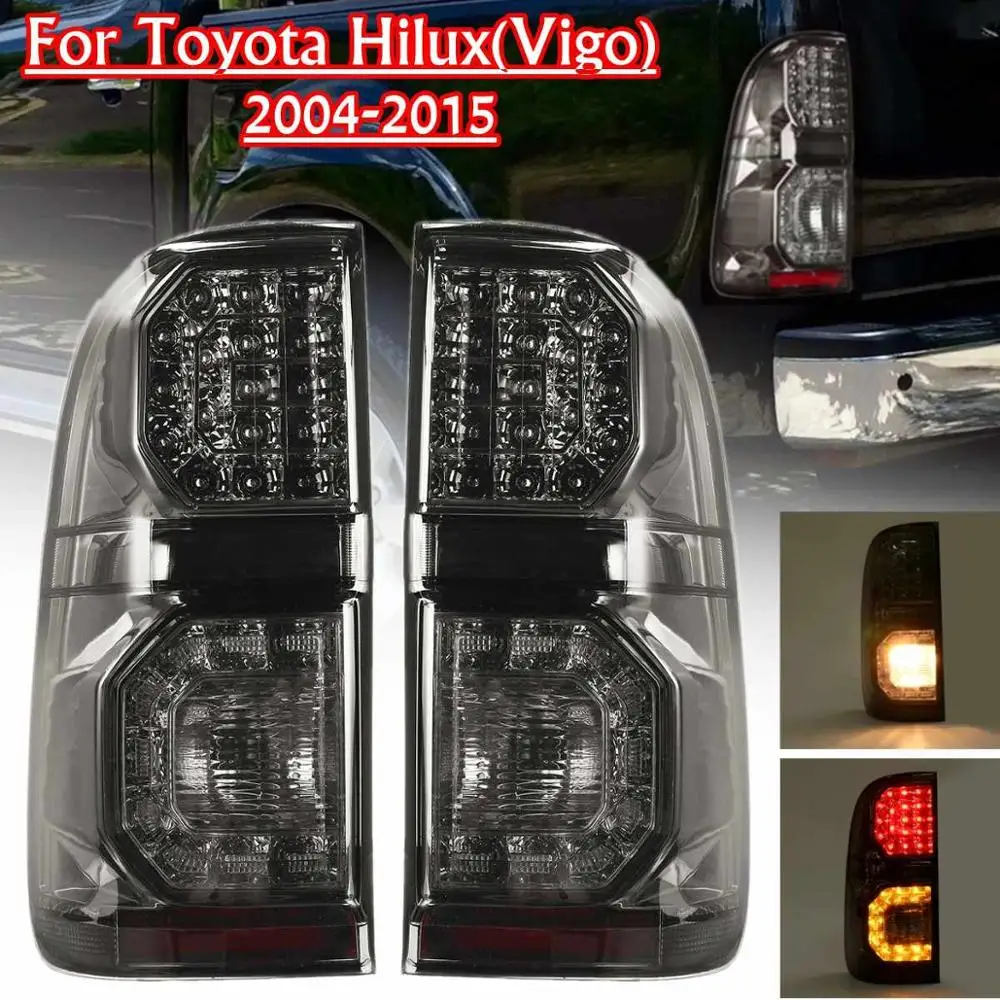 Светодиодные Автомобильные задние фары светильник для Hilux Vigo KUN26 SR SR5 напарник 2004