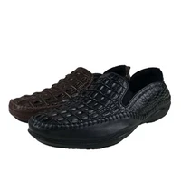 ousidun new crocodile men shoes breathable male shoes wear resisting casual shoes soft bottom low cut men shoes