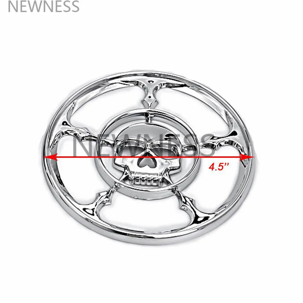 Чехол для мотоцикла с хромированным черепом и грилями чехол Harley Electra Glide Street 1996 2013