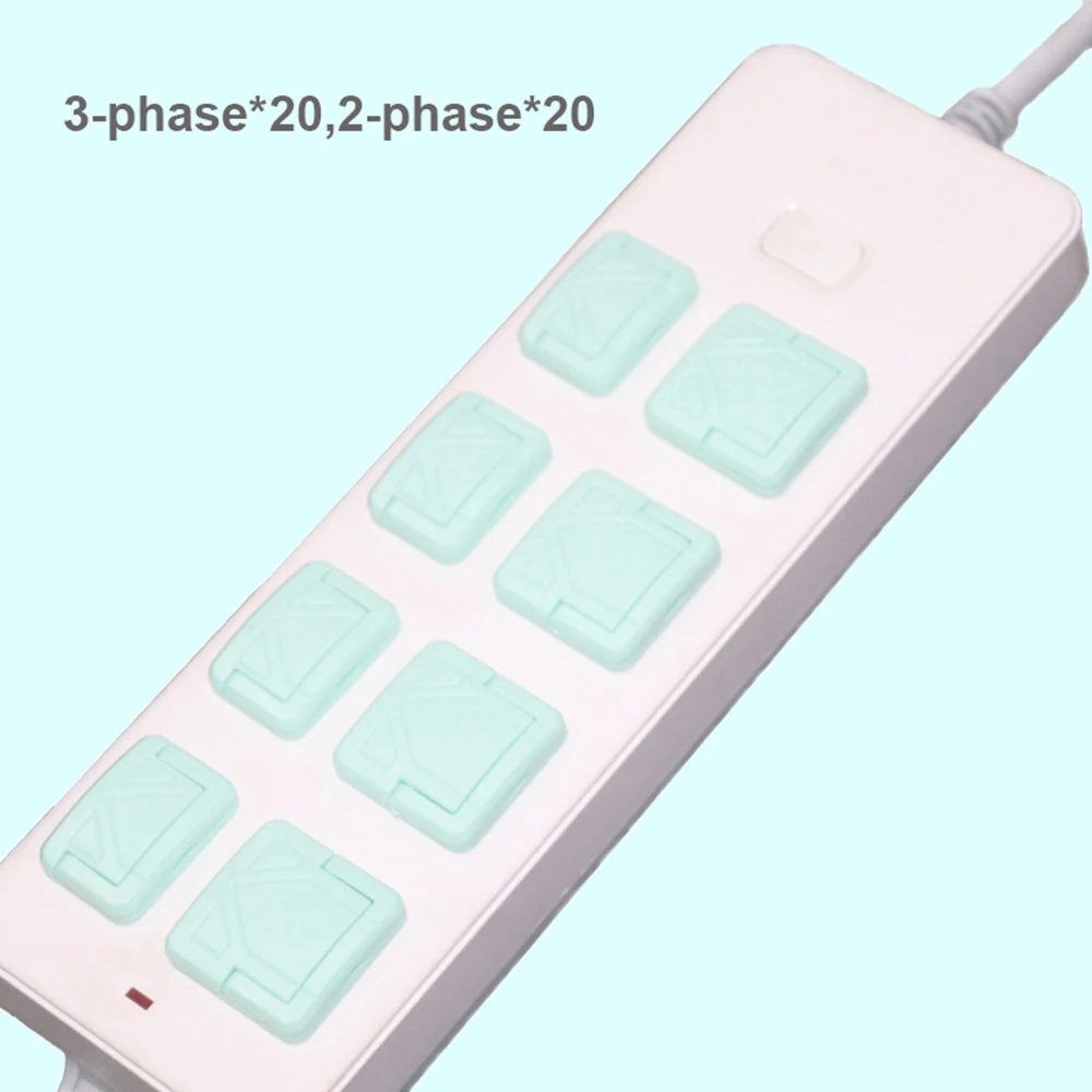 40 шт./кор. с защитой от поражения электрическим током Вилки Защитная крышка Кепки