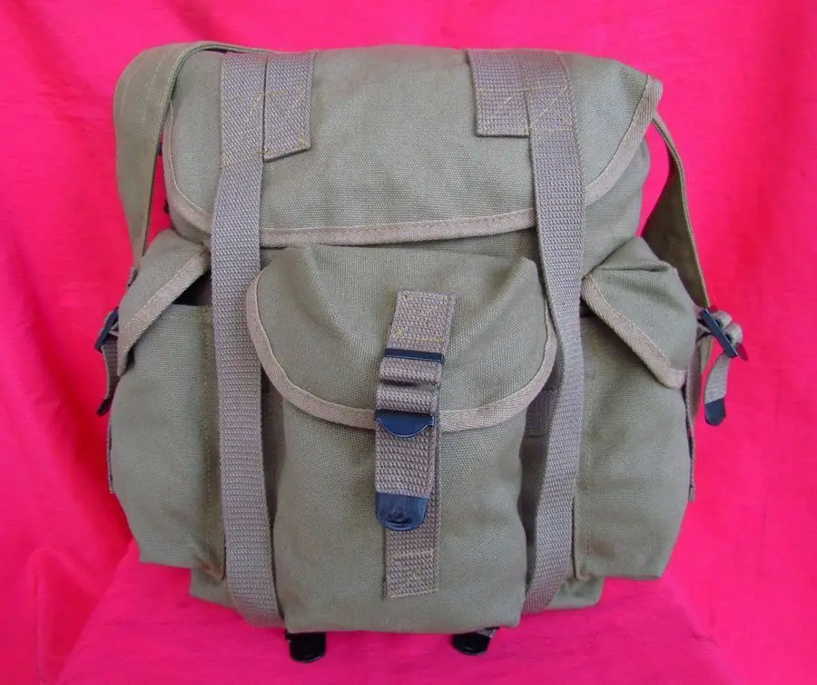 Качественный рюкзак WWII USA ARMY HAVERSACK fiberflax спортивная холщовая сумка через плечо|m1936
