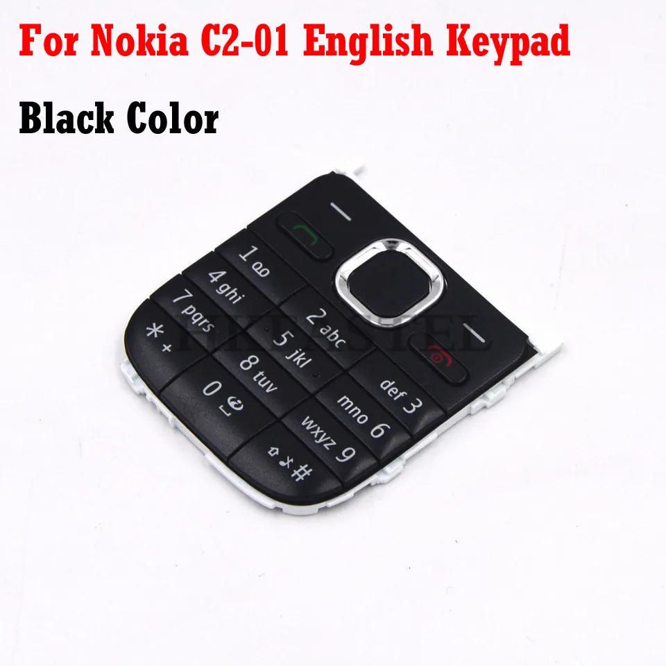 Для Nokia C2-01, мобильный телефон, английский, русский, арабский, иврит, клавиатура для C2 C2-01, сменный корпус, крышка клавиатуры