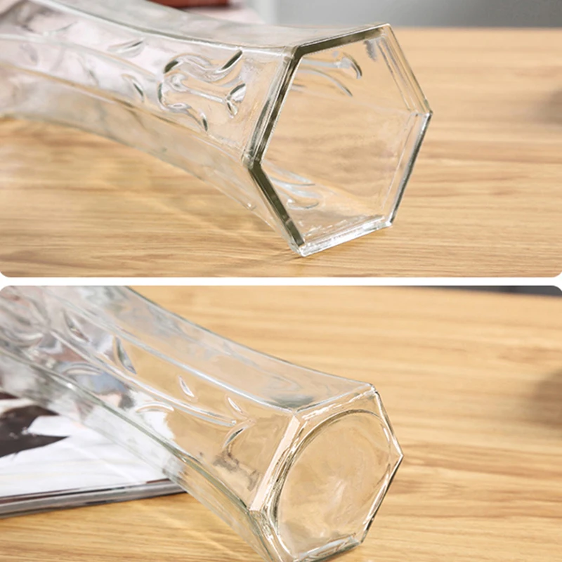 Гидропонное стекло большая Цветочная ваза зеленые растения квадратный