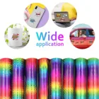 Голографический Радужный самоклеящийся виниловый рулон для Cricut, наклейки, разные цвета, альбом для вырезок, одежда для рукоделия Cricut