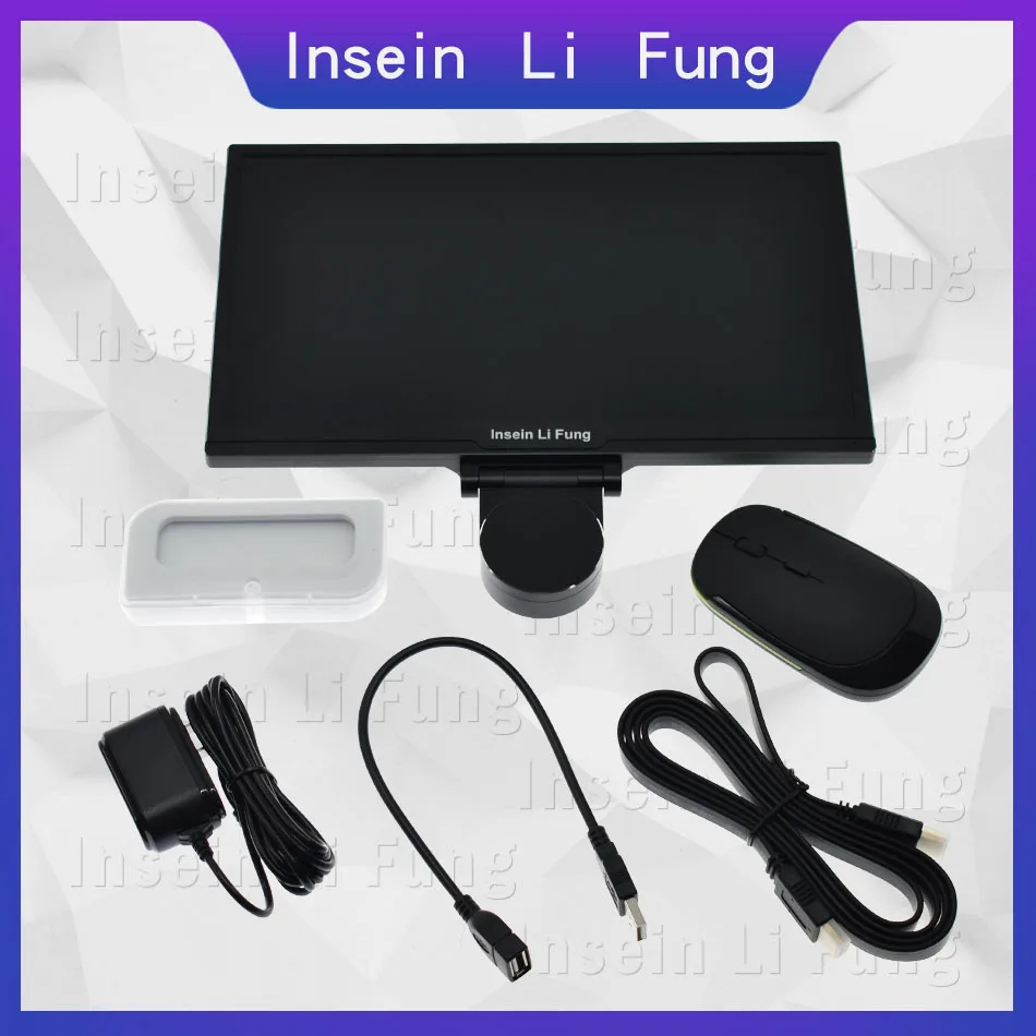 Full HD 1080P 11.6" IPS Integrated Display Camera HDMI 2D 3D Video Inspection Microscope with Measurement Magnifier USB Storage