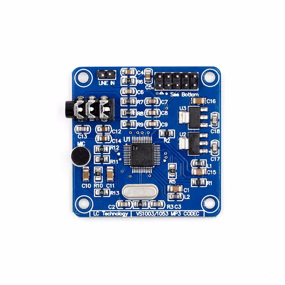 

VS1003B VS1053 MP3 Module Development Board Onboard recording function