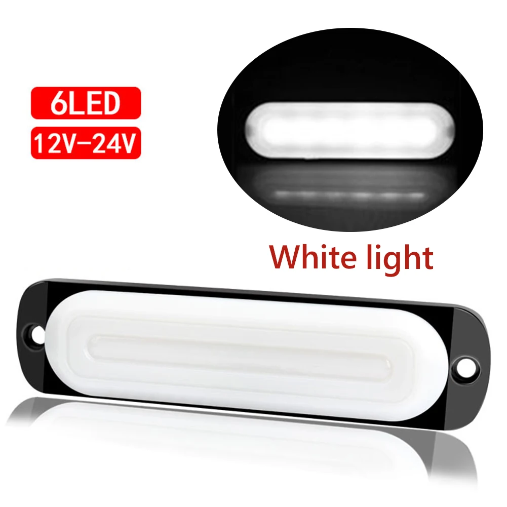 Светодиодный Боковой габаритный фонарь для грузовика ультра тонкий стробоскоп