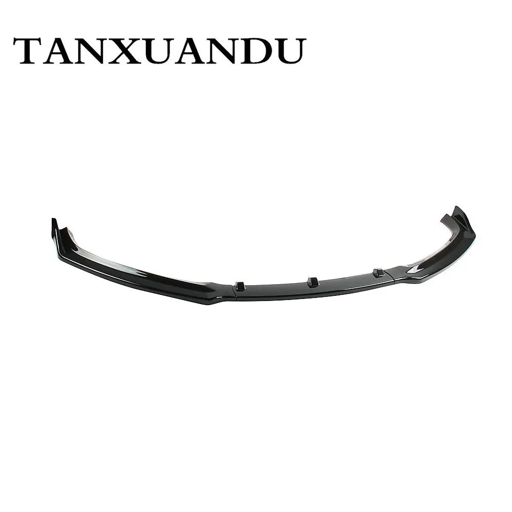 1026 роспись черный глянец 3 ступенчатый передний бампер спойлер днища крыло база