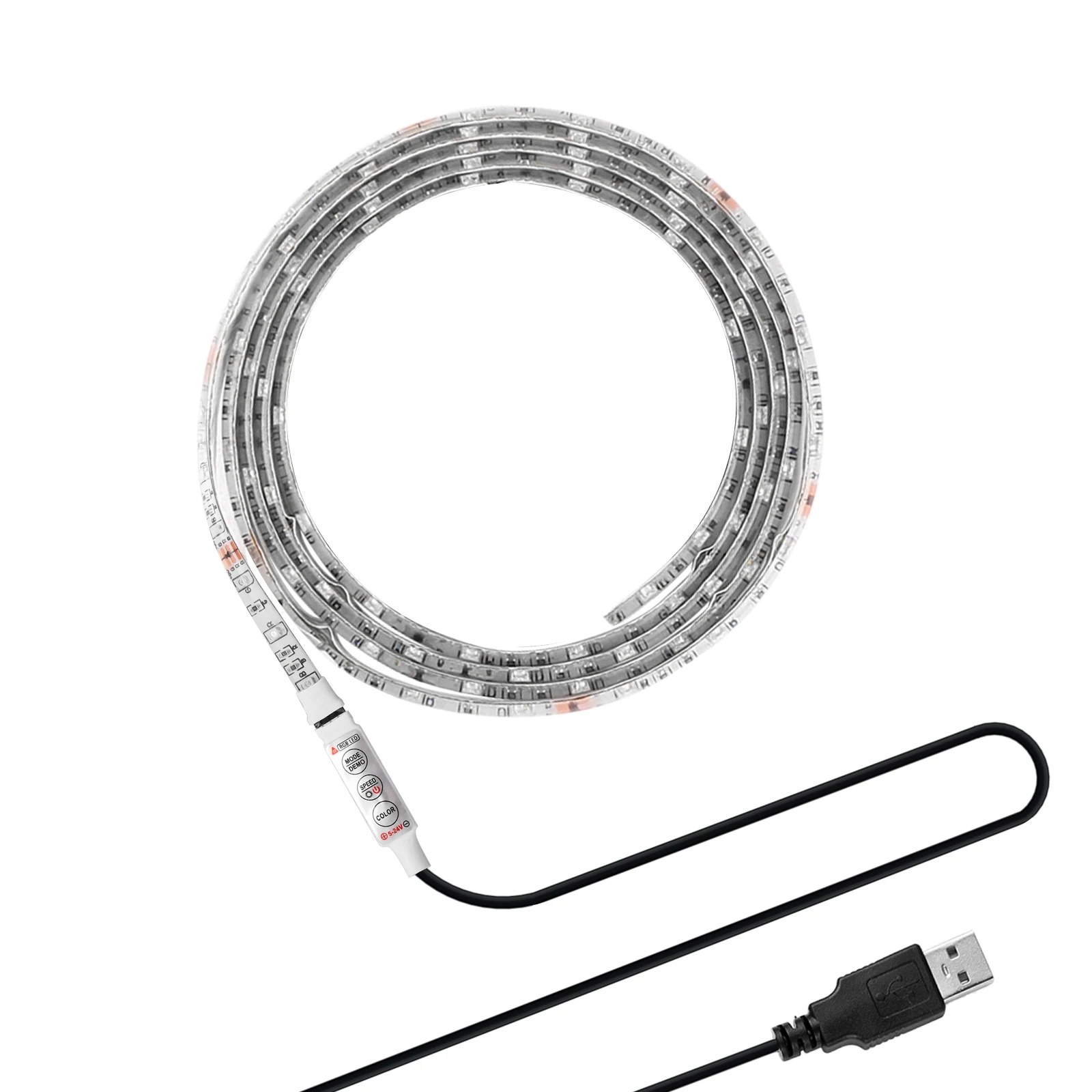 

DC 5V USB LED strip SMD 3528 Flexible Light Lamps LED Light TV Background Lighting Adhesive Tape 50CM 1M 2M 3M 4M 5M