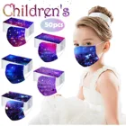 10 шт., одноразовые маски для лица, с принтом