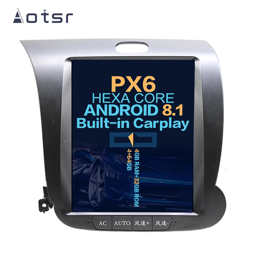 Автомобильная Мультимедийная система на Android 8 1 экран 10 4 дюйма GPS-навигатор Wi-Fi