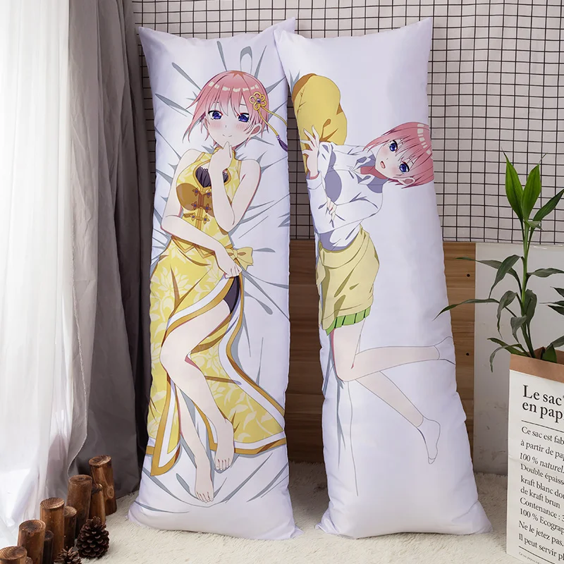 

Japanese AnimeThe Quintessential Quintuplets Dakimakura Nakano Ichika Body Pillow Cover Case Hugging Pillowcase