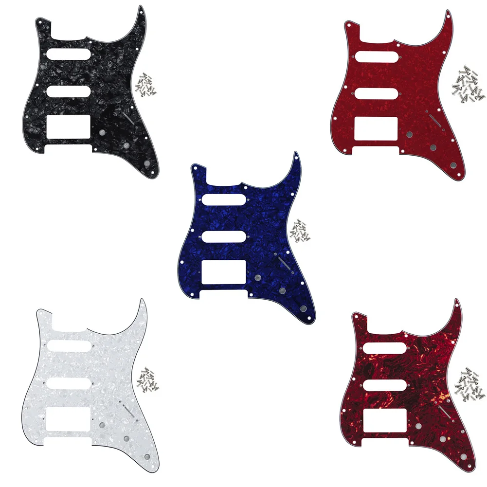 Набор защитных насадок для гитары SSH с задней пластиной винтами ПВХ Защитные