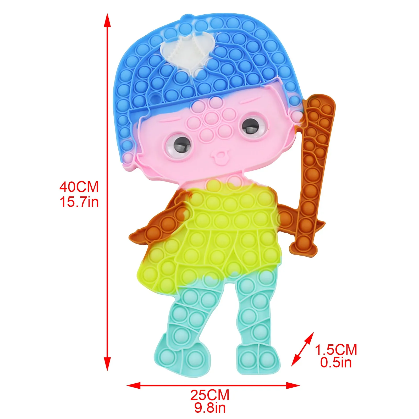 Giant Pops Big Antistress Push Its Popet Bubble 30cm Fidget Toys Popite Large Simpl Dimmer Popper Figet Toy Kids Popsits Game | Игрушки и