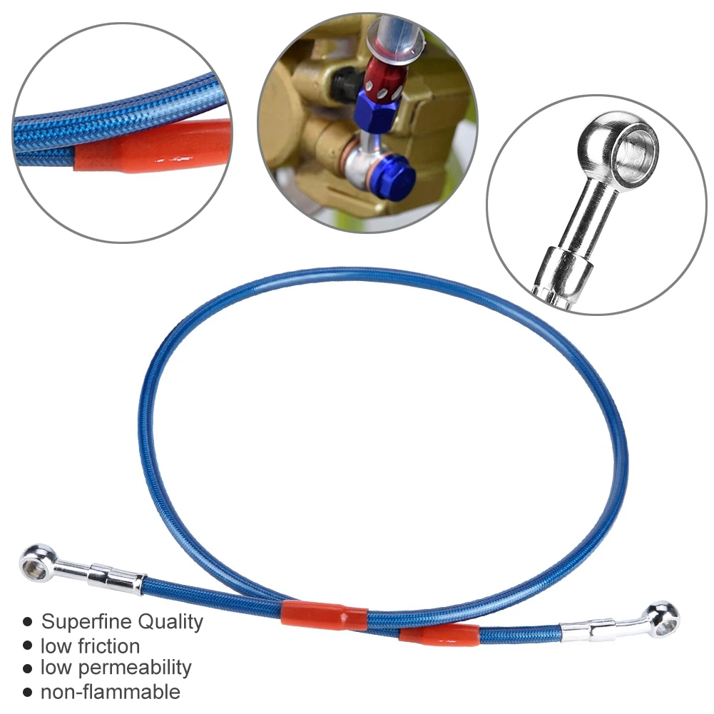 96cm Motorcycle Brake Hose Stainless Steel Braided Oil Tube Universally Fit For Most Motorcycles | Автомобили и мотоциклы