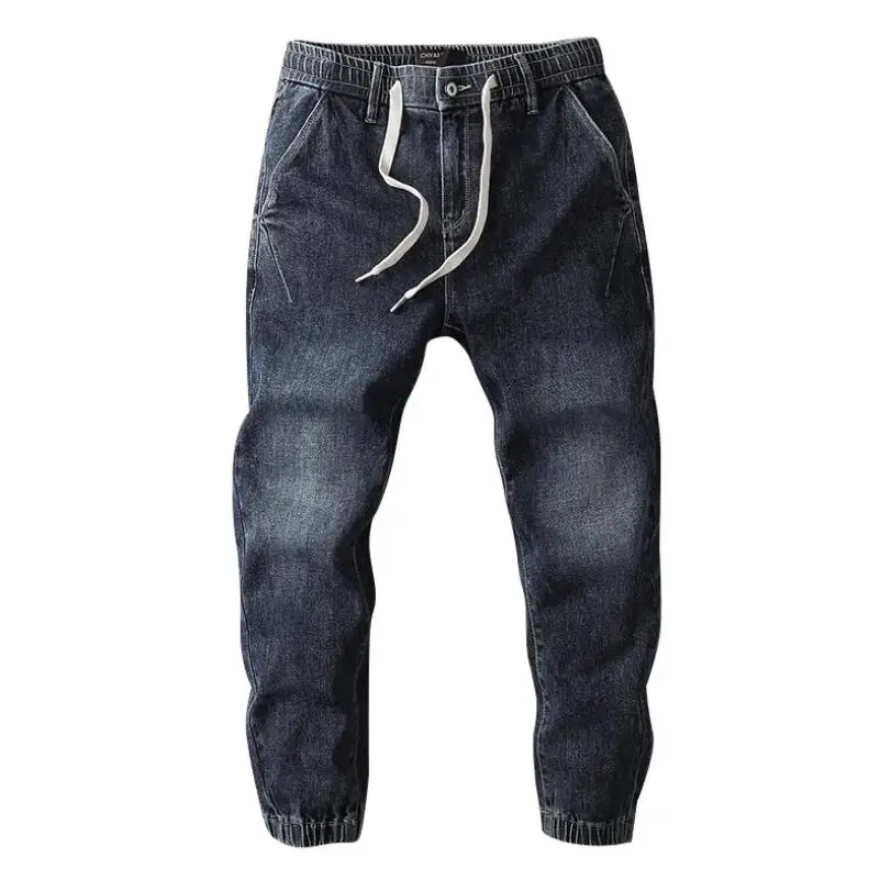 Fashion Jeans Men Casual Denim Pants Loose Baggy Hip Hop Trousers Retro Streetwear Joggers Pencil Jeans Men Clothing w2076