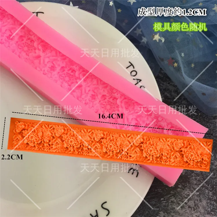 Формочки в форме кружева для шоколада формы цветок силиконовые декорирование