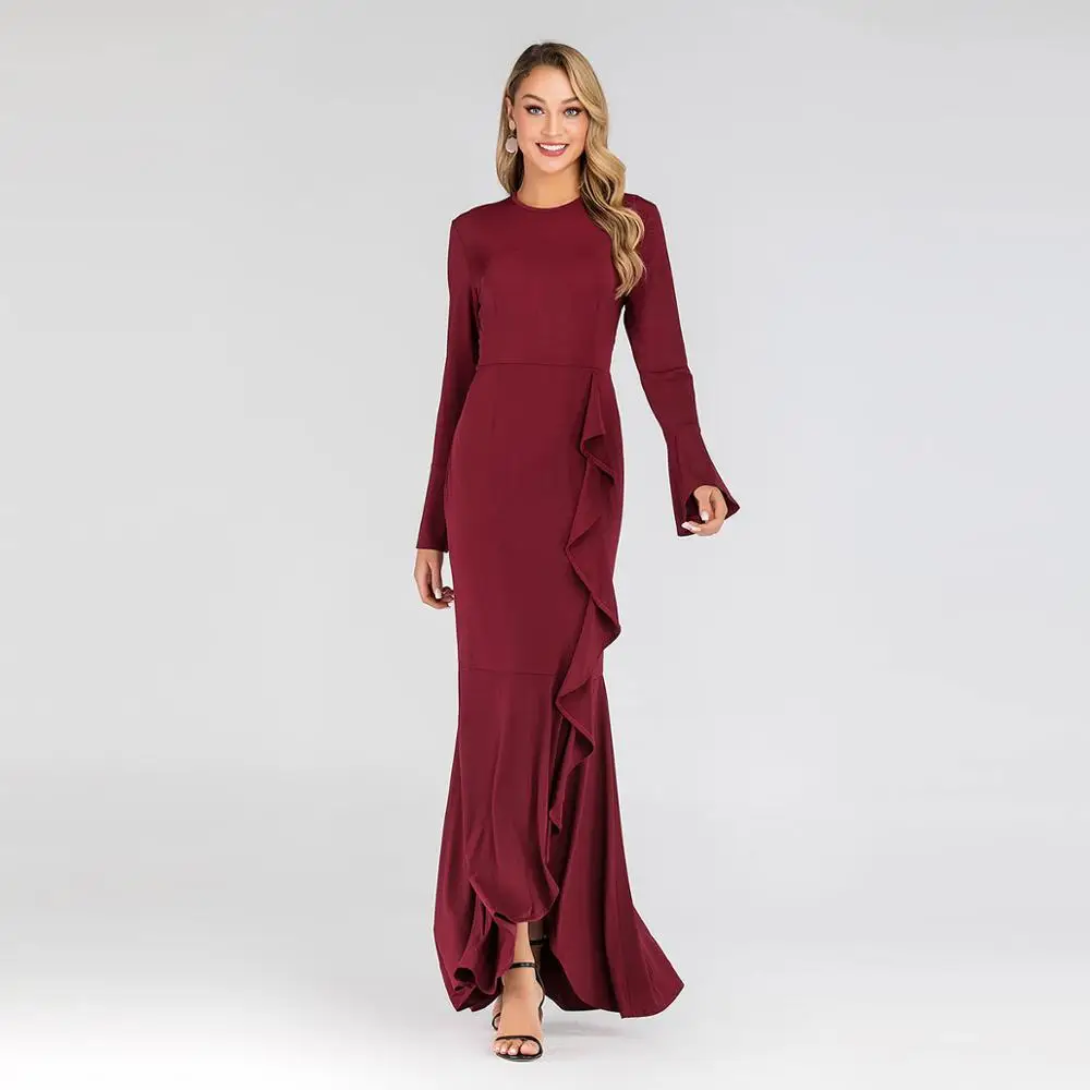 Халат Caftan Дубай ислам мусульманское Макси-Платье Abayas марокканский Катар Оман